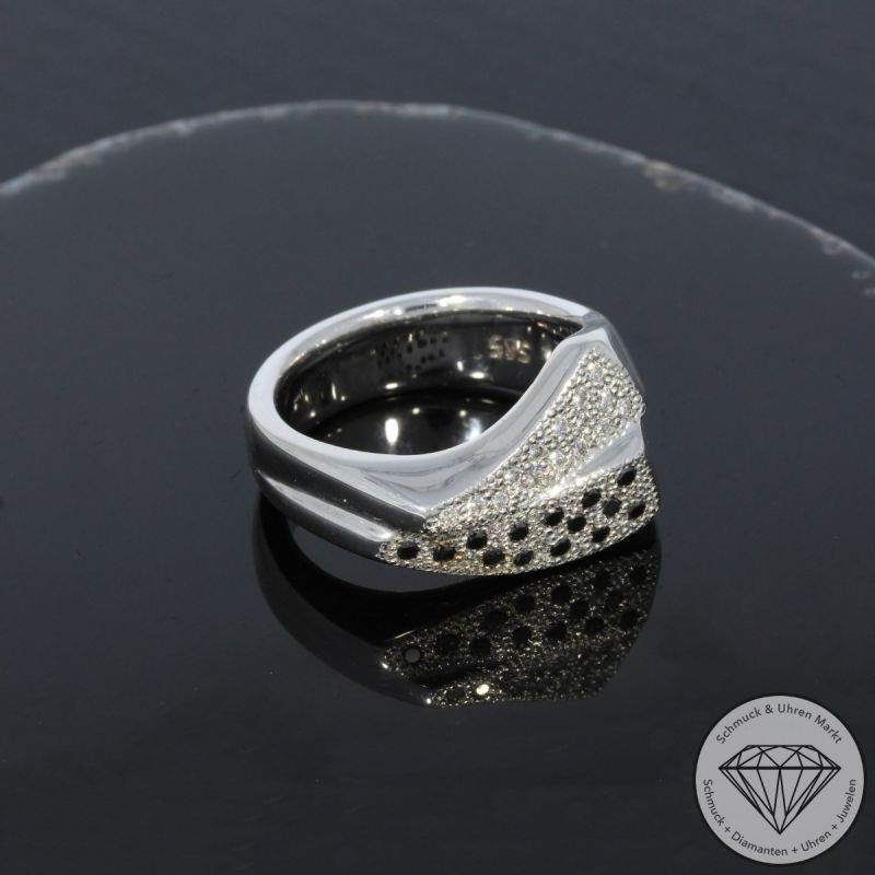 Wert 4290 € Brillant Diamant Ring in 585er 14 K Weißgold - 100377