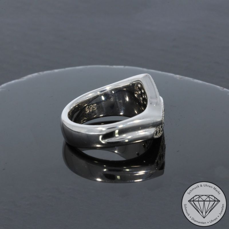 Wert 4290 € Brillant Diamant Ring in 585er 14 K Weißgold - 100377