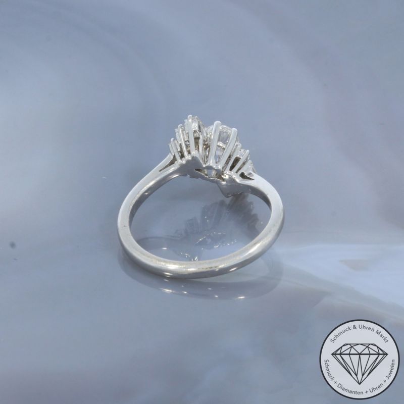 Wert 3690 € Brillant Diamant Ring in 750er 18 K Weißgold - 100394