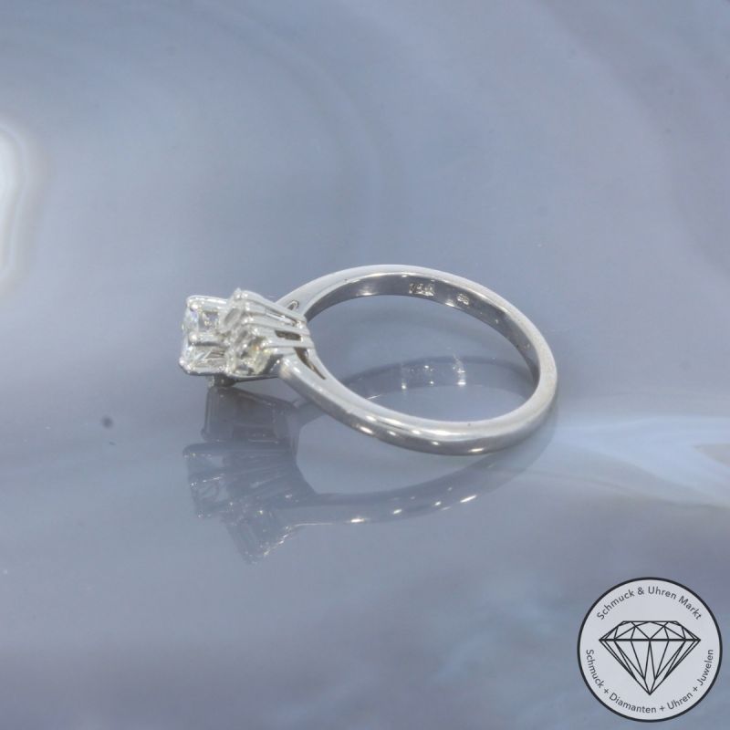 Wert 3690 € Brillant Diamant Ring in 750er 18 K Weißgold - 100394