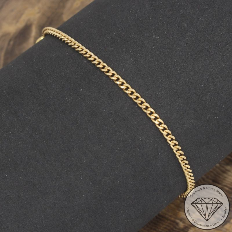 Wert 890 € Panzer Armband in 750er 18 K Gelbgold - 100445