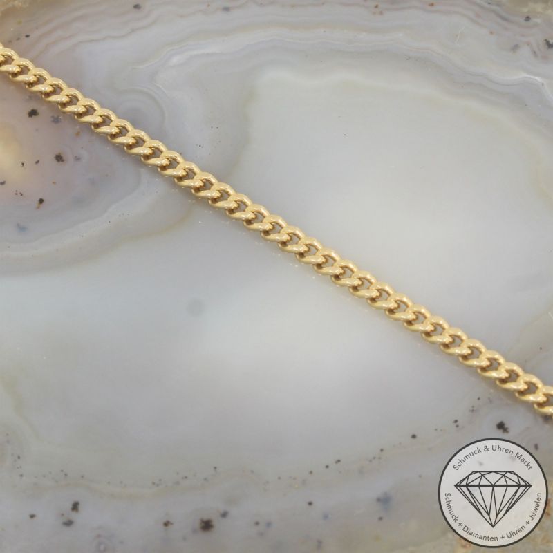Wert 890 € Panzer Armband in 750er 18 K Gelbgold - 100445