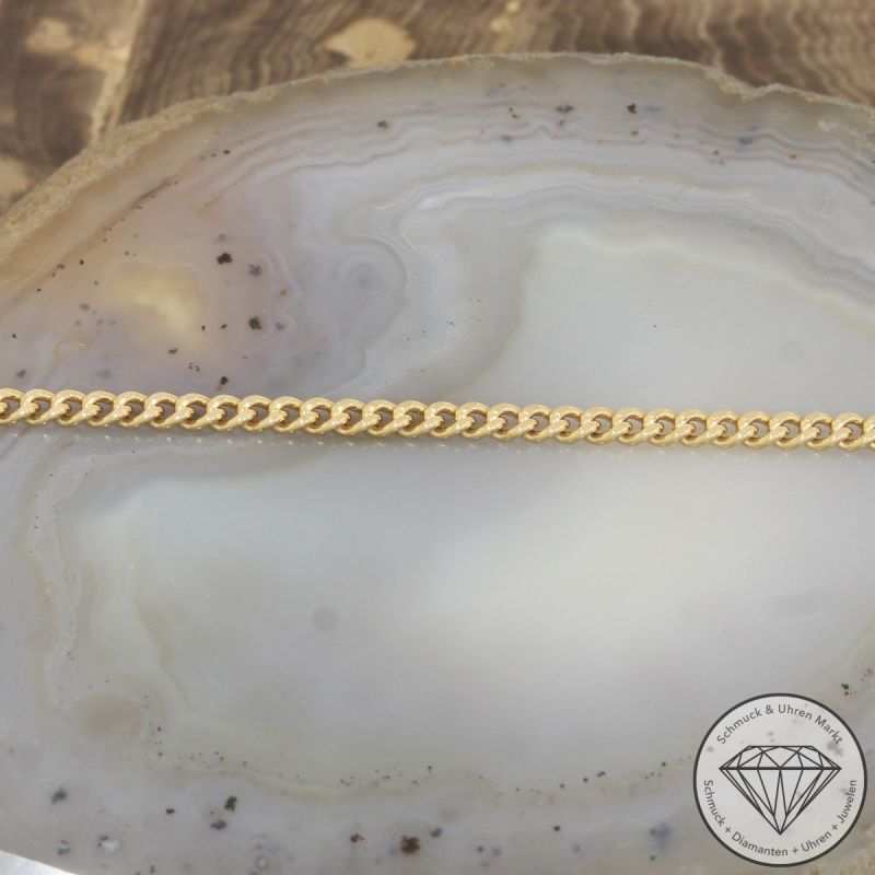 Wert 890 € Panzer Armband in 750er 18 K Gelbgold - 100445