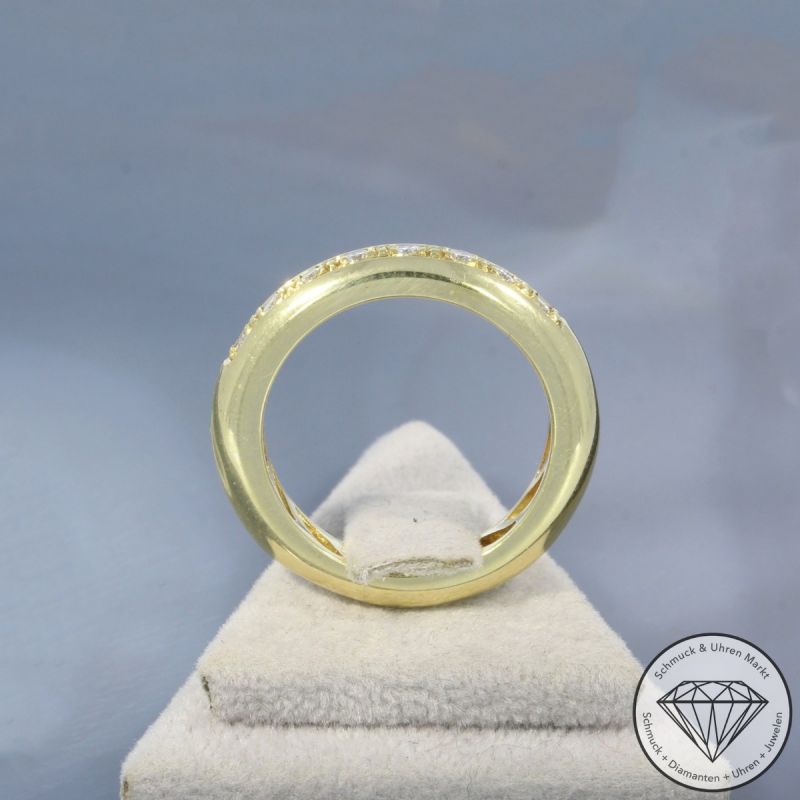 Wert 1690 € Brillant Ring (ca. 0,16 carat) in 585er 14 K Gelbgold - 100574