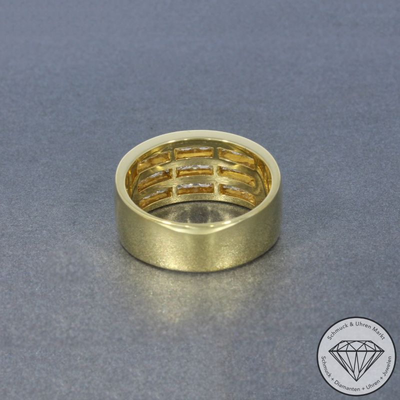 Wert 6490 € Brillant Ring (ca. 1,50 carat) in 750er 18 K Gelbgold - 100578