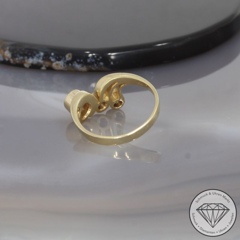 Wert 2190 € Brillant Ring (ca. 0,40 carat) in 750er 18 K Gelbgold - 100579
