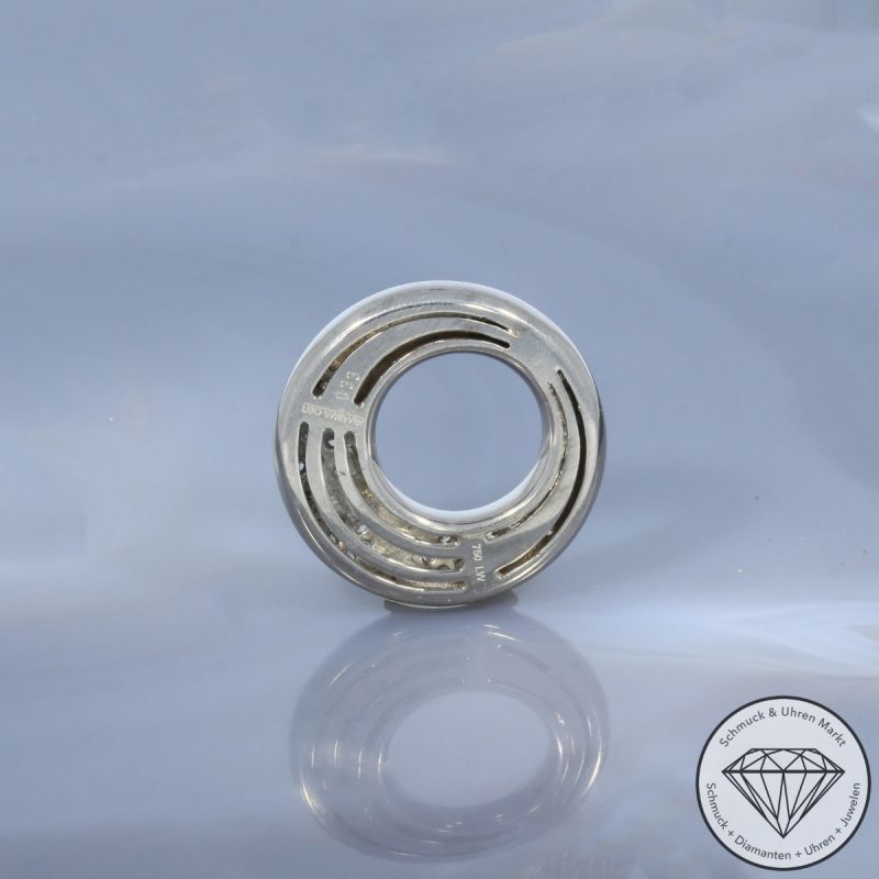 Wert 4290 € Leo Wittwer Brillant Anhänger in 750er 18 K Weißgold - 100585