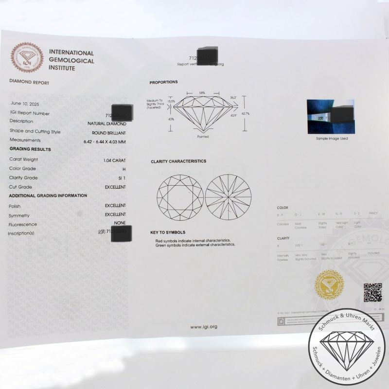 Wert 17990 € Solitär Brillant Ohrringe (2,05 carat) in 585er 14 K Gelbgold IGI - 100589
