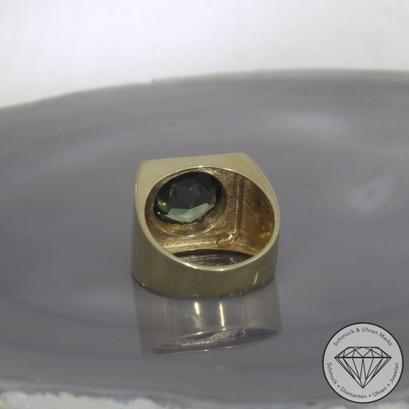 Wert 2050 € Spinell Ring 585er/14 Karat Gelb Gold Größe 60 – 100679