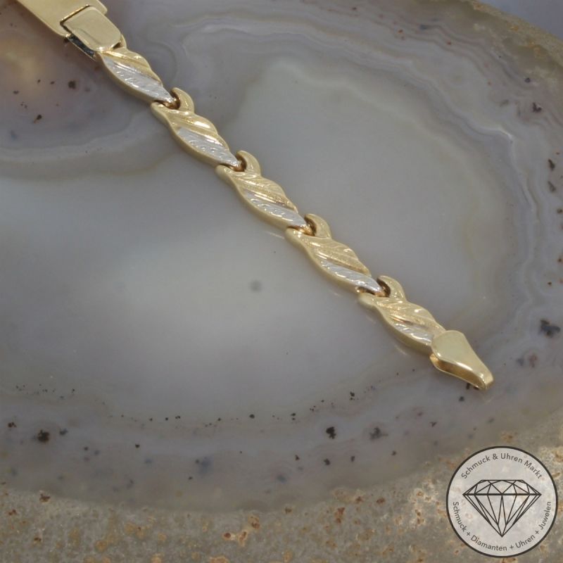 Wert 850 € Identitäts Armband in 585er 14 K Gelbgold - 100686
