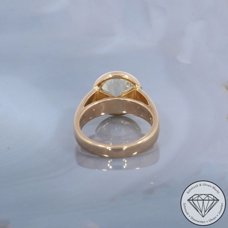 Wert 283500 € Solitär Brillant Ring (ca. 5,35 carat) in 750er 18 K Rosegold (NUR ABHOLUNG) - 100730