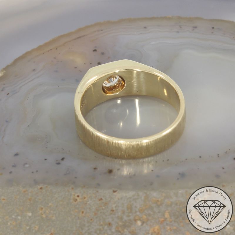 Wert 6290 € Solitär Brillant Ring (ca. 0,70 carat) in 585er 14 K Gelbgold - 100775
