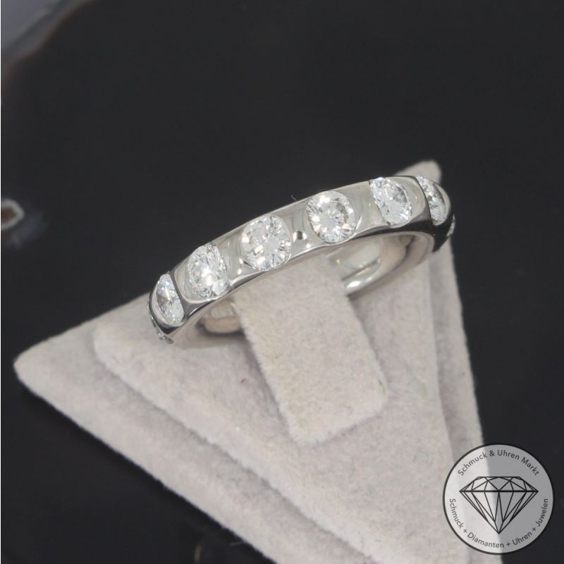 Wert 9190 € WEMPE Memory Brillant Ring (2,80 carat) in 750er 18 K Weißgold - 100796