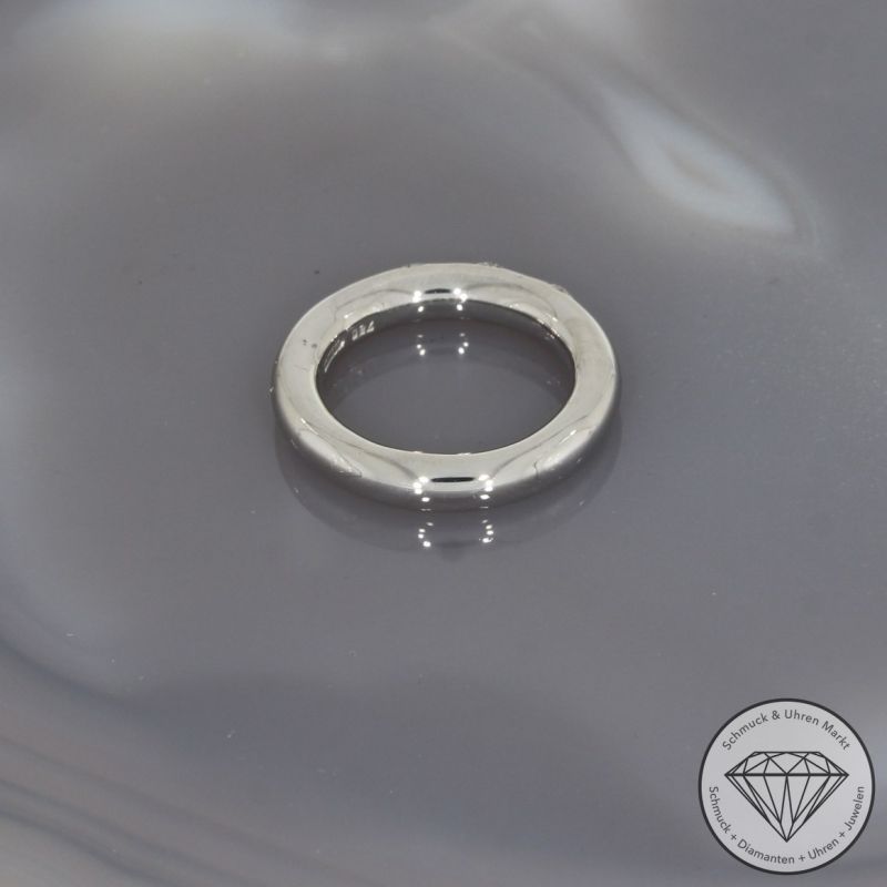 Wert 4490 € Brillant Ring von Wempe No.2950 aus 750er/18 Karat Weiß Gold Größe 55 – 100797