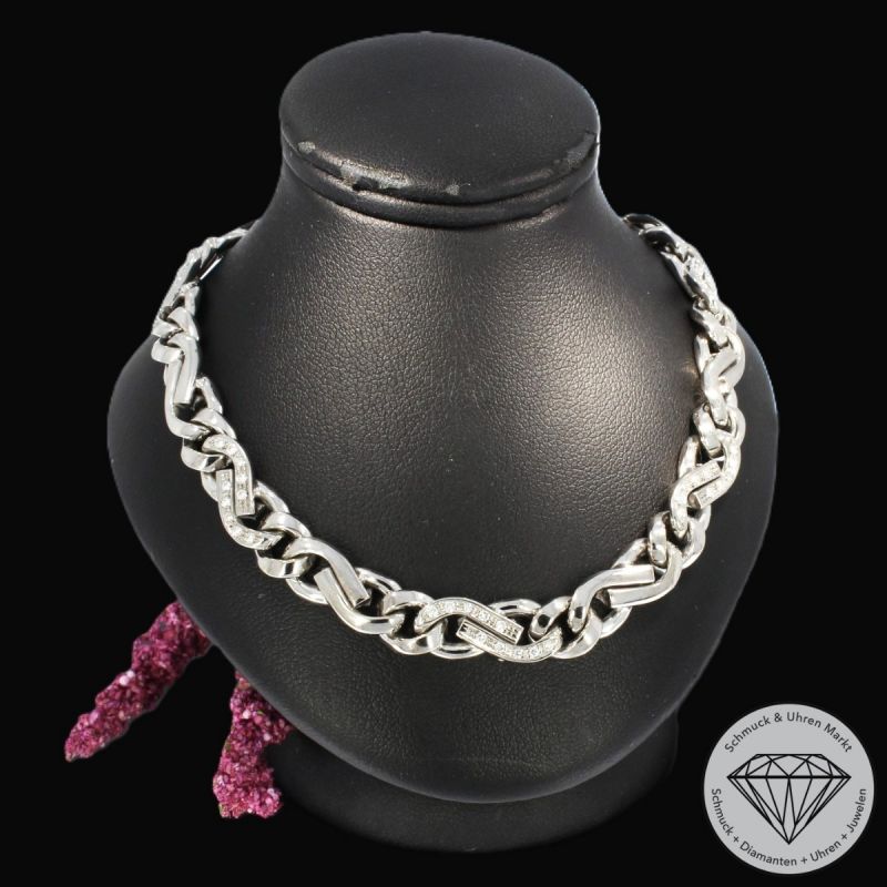 Wert 12900 € Brillant Collier (ca. 0,50 carat) in 585er 14 K Weißgold - 100869