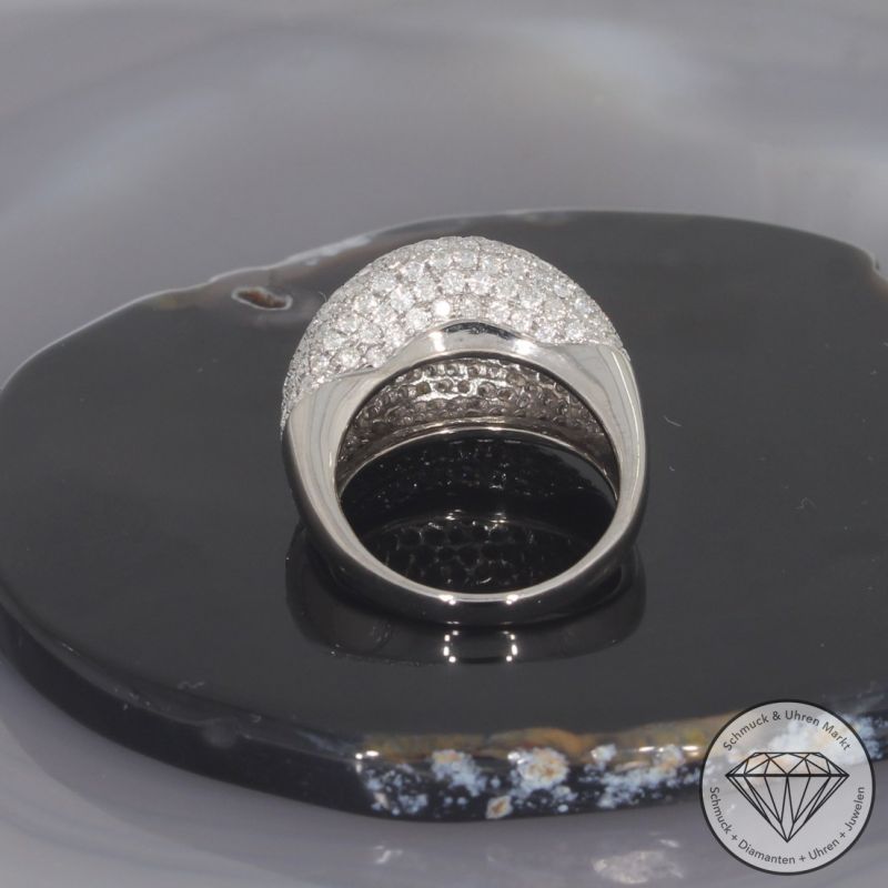 Wert 9490 € Brillant Ring (ca. 3,47 carat) in 585er 14 K Weißgold - 100880