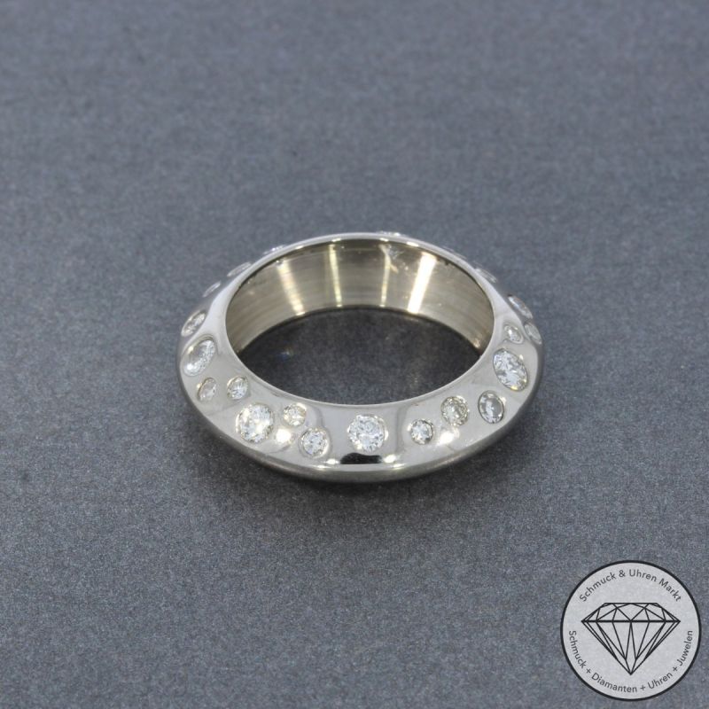 Wert 3850 € Brillant Diamant Ring in 585er 14 K Weißgold - 100968