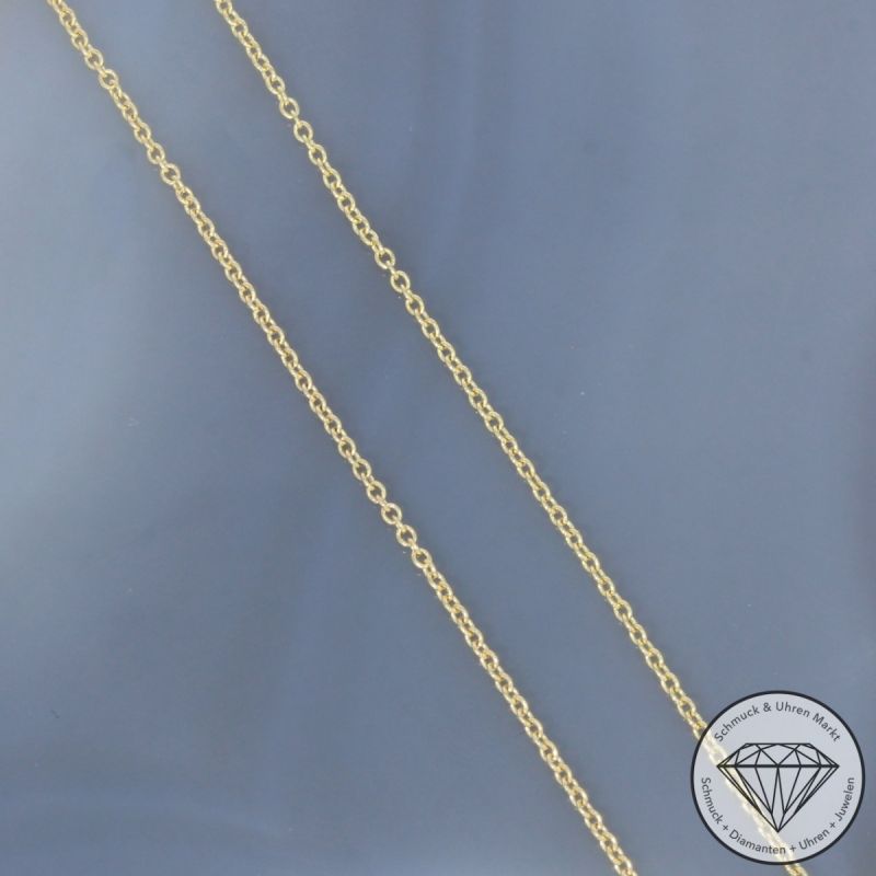Wert 1350 € Saphir Collier in 585er 14 K Gelbgold - H1824