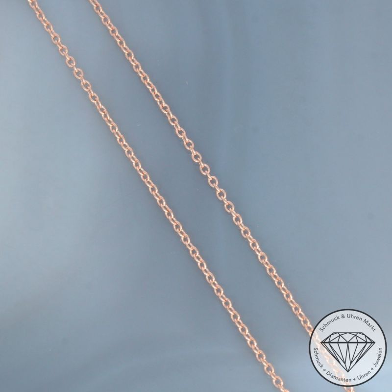 Wert 1350 € Saphir Collier in 585er 14 K Roségold - H1825