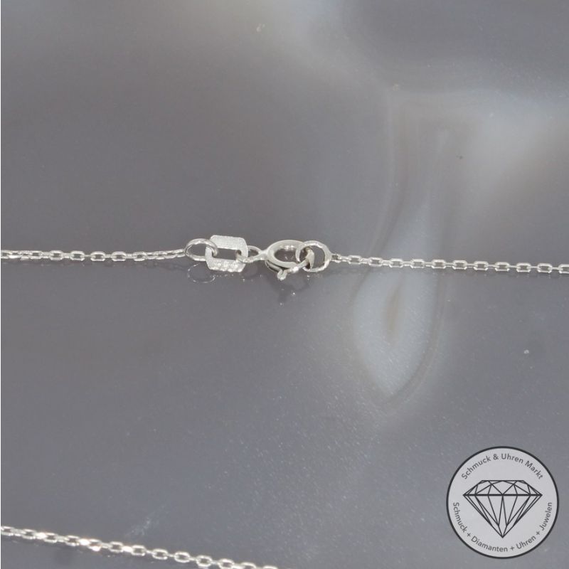 Wert 5090 € Brillant Anhänger mit Kette (0,81 carat) in 585er 14 K Weißgold - 101079