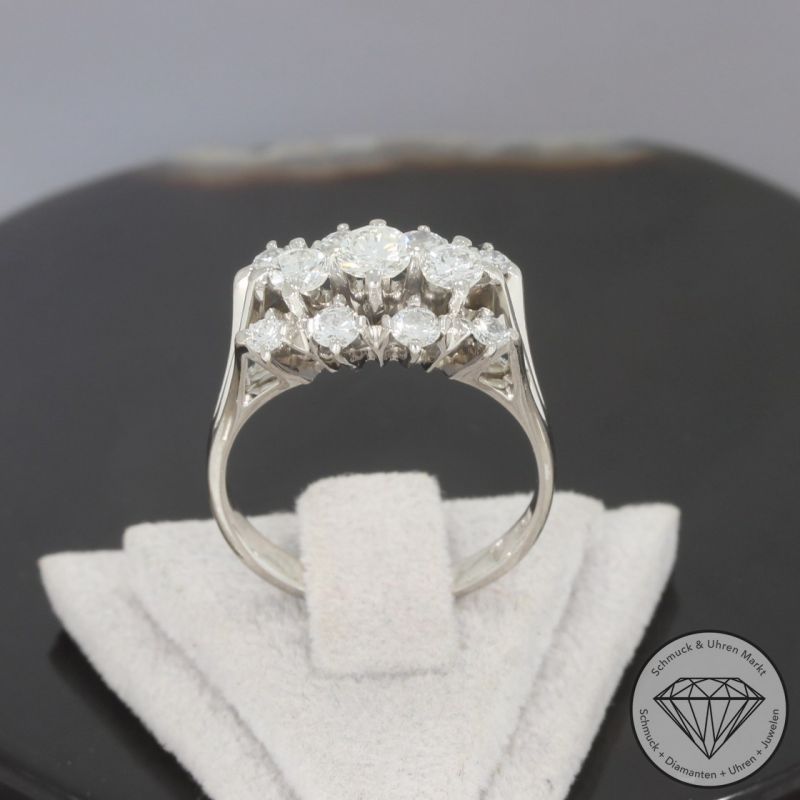 Wert 3990 € Brillant Ring (ca. 0,72 carat) in 750er 18 K Weißgold - 101159