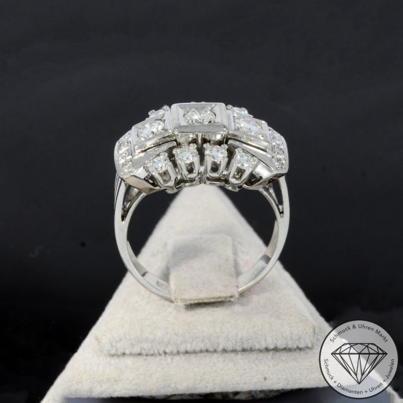 Wert 6690 € Brillant Diamant Ring in 585er 14 K Weißgold - 101169