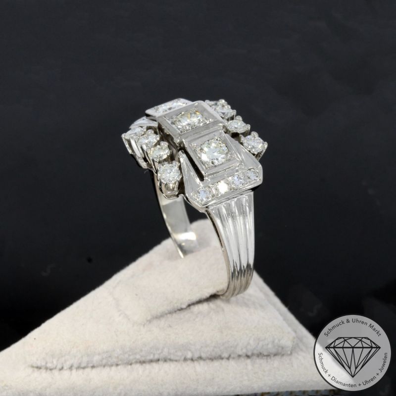 Wert 6690 € Brillant Diamant Ring in 585er 14 K Weißgold - 101169