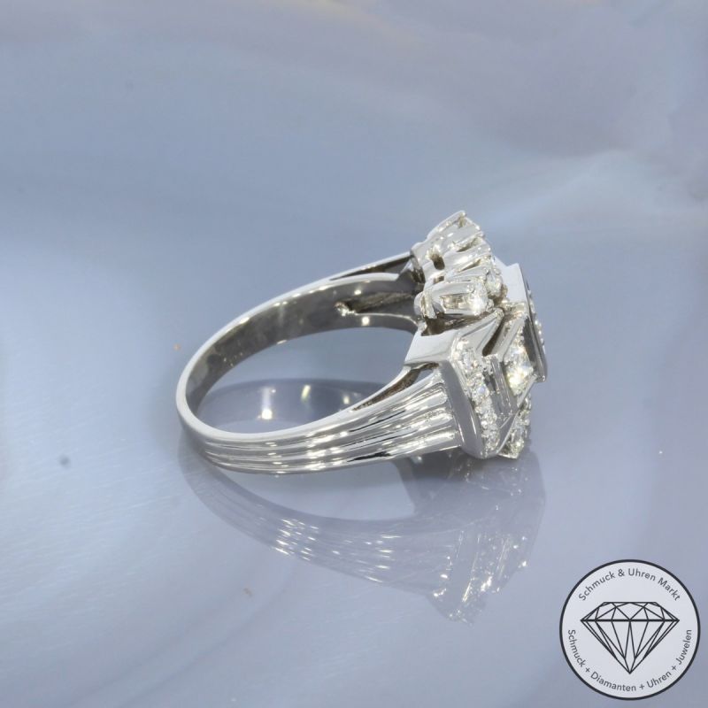 Wert 6690 € Brillant Diamant Ring in 585er 14 K Weißgold - 101169