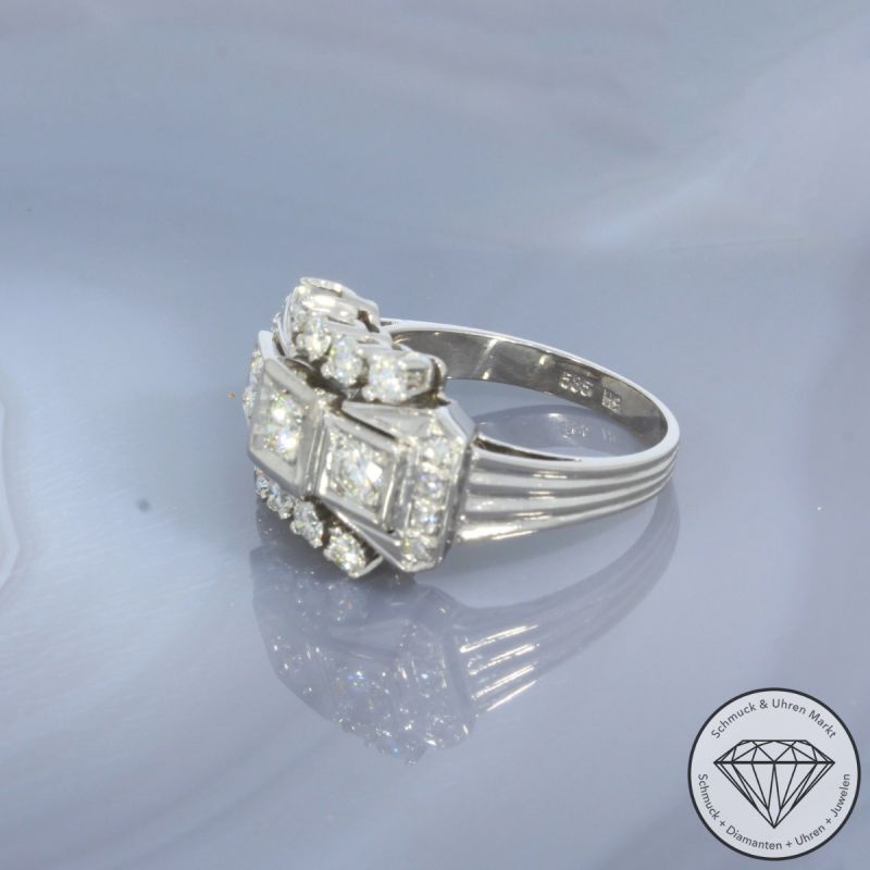Wert 6690 € Brillant Diamant Ring in 585er 14 K Weißgold - 101169