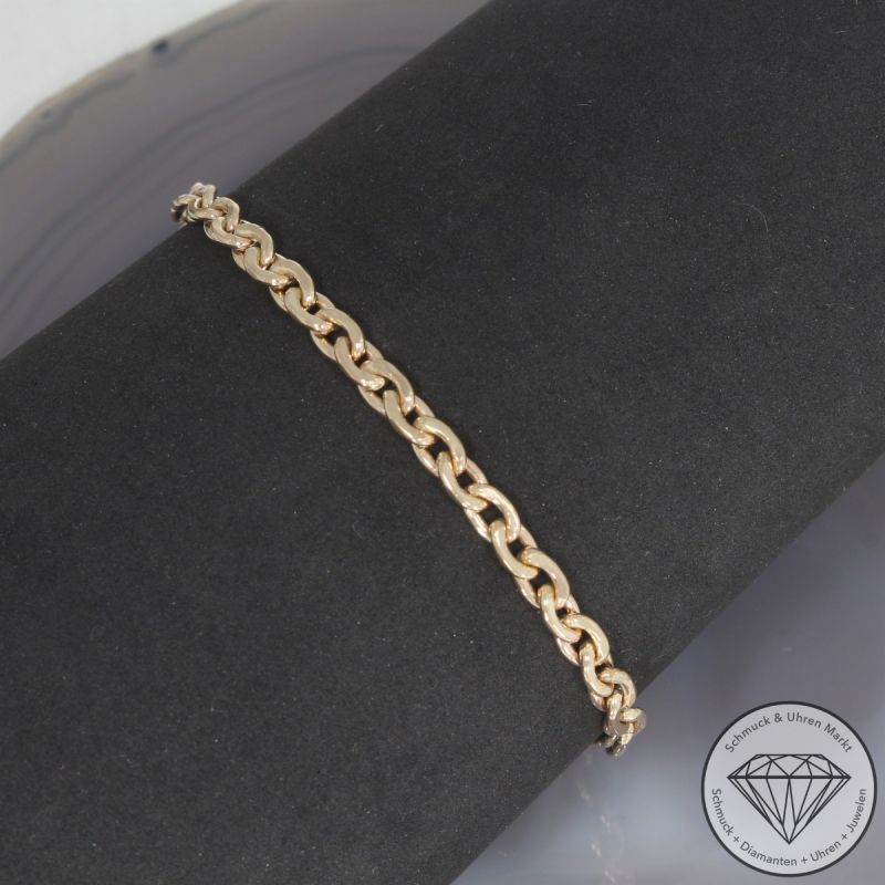Wert 1390 € Anker Armband (9,9 Gramm) in 333er 8 K Gelbgold - 101334
