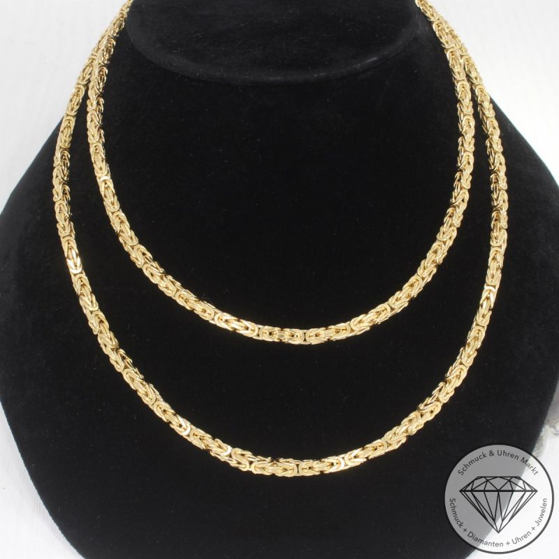 Wert 13250 € Königs Kette (60,3 Gramm) in 585er 14 K Gelbgold - 101443