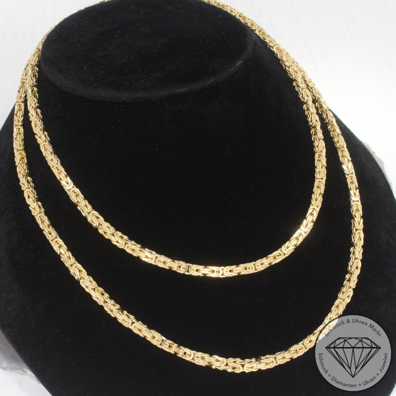 Wert 13250 € Königs Kette (60,3 Gramm) in 585er 14 K Gelbgold - 101443