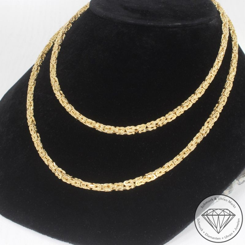 Wert 13250 € Königs Kette (60,3 Gramm) in 585er 14 K Gelbgold - 101443