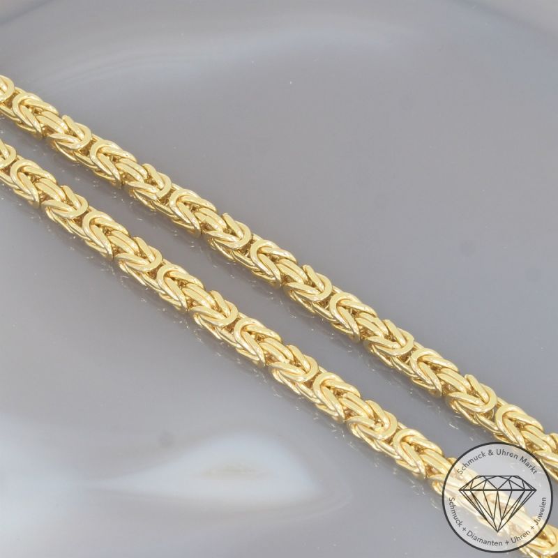 Wert 13250 € Königs Kette (60,3 Gramm) in 585er 14 K Gelbgold - 101443