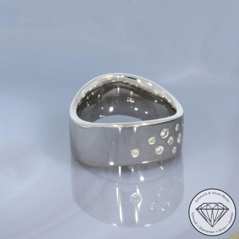 Wert 3590 € Brillant Ring (ca. 0,20 carat) in 750er 18 K Weißgold - 101446