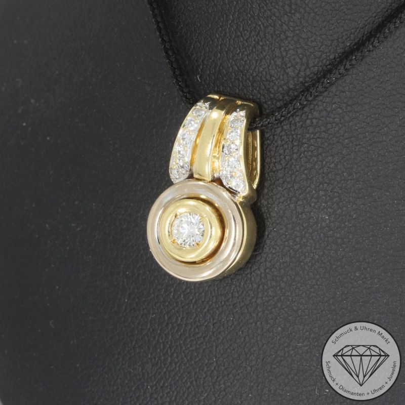 Wert 3100 € Christ Brillant Anhänger (ca. 0,38 carat) in 750er 18 K Gelbgold - 101540