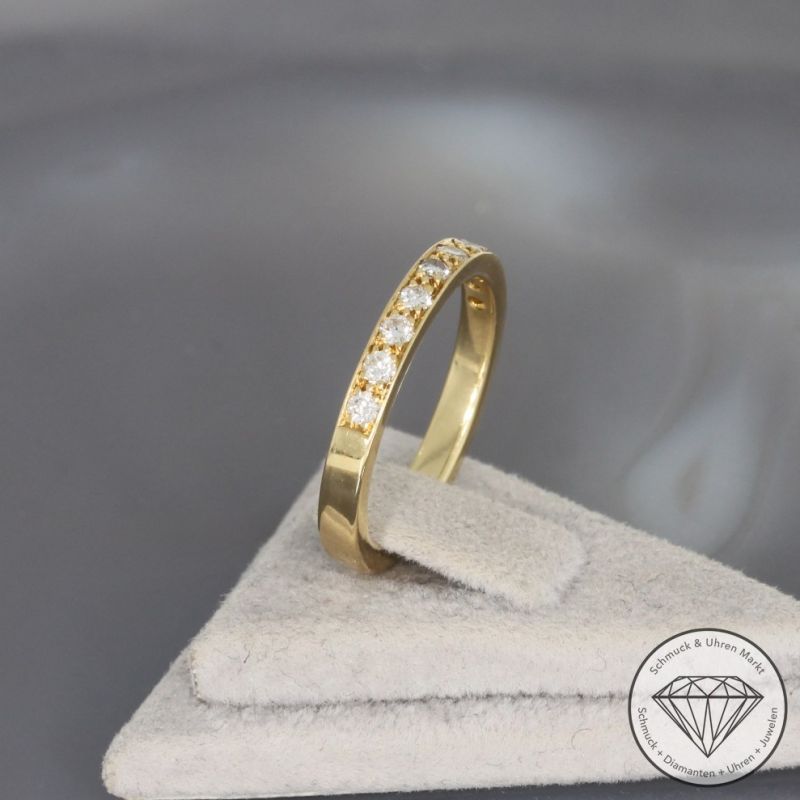 Wert 1190 € Hofacker Brillant Ring (ca. 0,20 carat) in 750er 18 K Gelbgold - 101554