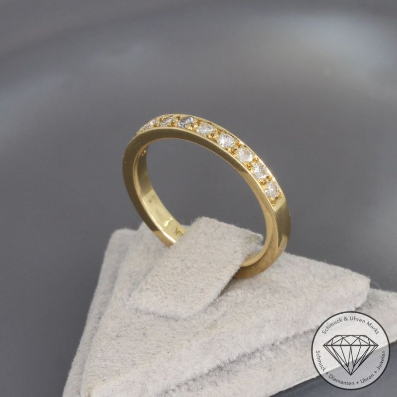 Wert 1190 € Hofacker Brillant Ring (ca. 0,20 carat) in 750er 18 K Gelbgold - 101554