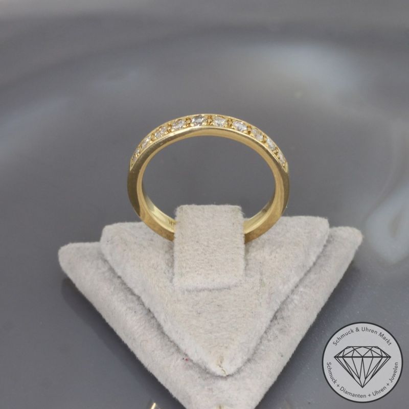 Wert 1190 € Hofacker Brillant Ring (ca. 0,20 carat) in 750er 18 K Gelbgold - 101554