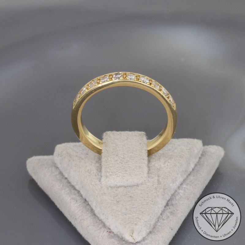 Wert 1190 € Hofacker Brillant Ring (ca. 0,20 carat) in 750er 18 K Gelbgold - 101554