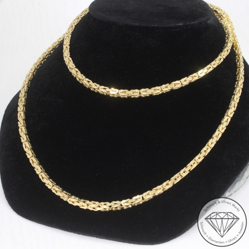 Wert 19390 € Königs Kette (72,3 Gramm) in 750er 18 K Gelbgold - 101652