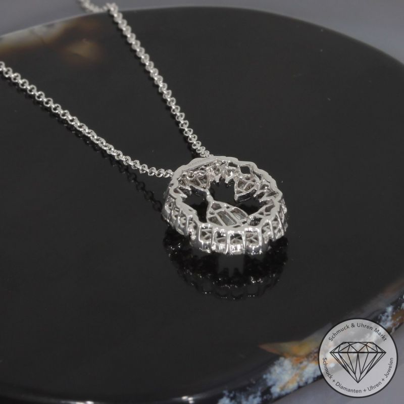 Wert 3290 € Brillant Diamant Collier in 750er 18 K Weißgold - 101785