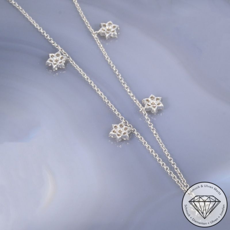 Wert 2990 € Brillant Collier (0,70 carat) in 750er 18 K Weißgold - 101796
