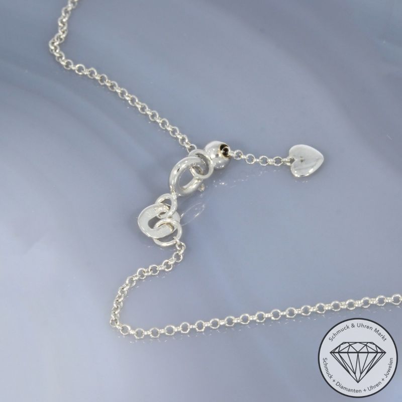 Wert 2990 € Brillant Collier (0,70 carat) in 750er 18 K Weißgold - 101796