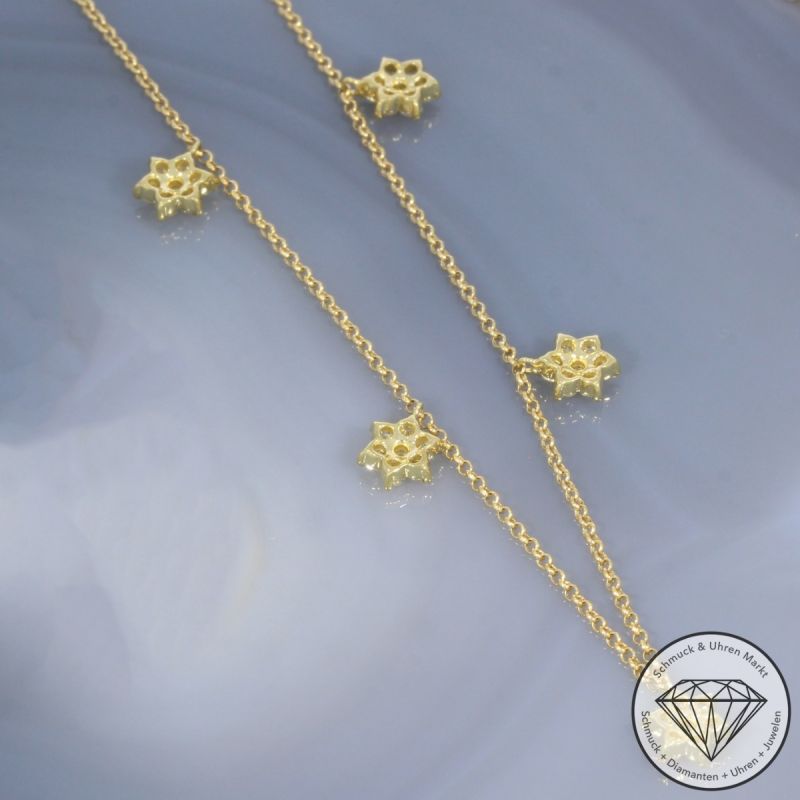 Wert 2990 € Brillant Collier (0,70 carat) in 750er 18 K Gelbgold - 101797
