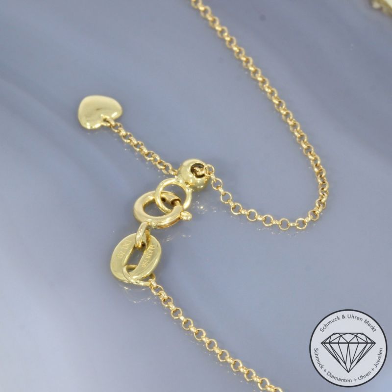 Wert 2990 € Brillant Collier (0,70 carat) in 750er 18 K Gelbgold - 101797