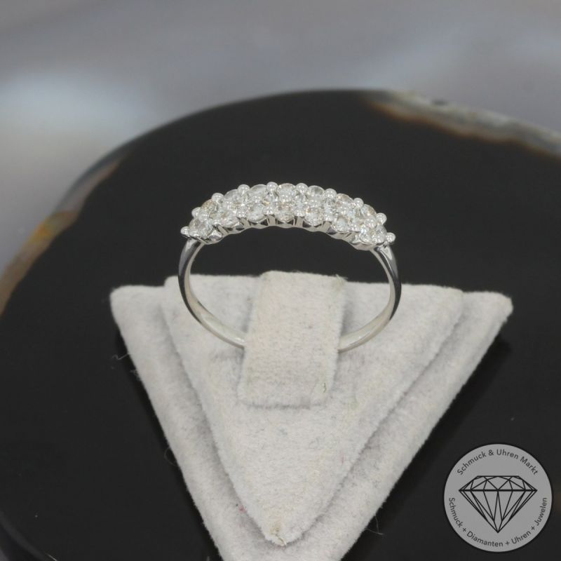 Wert 1650 € Brillant Diamant Ring in 750er 18 K Weißgold - 101864