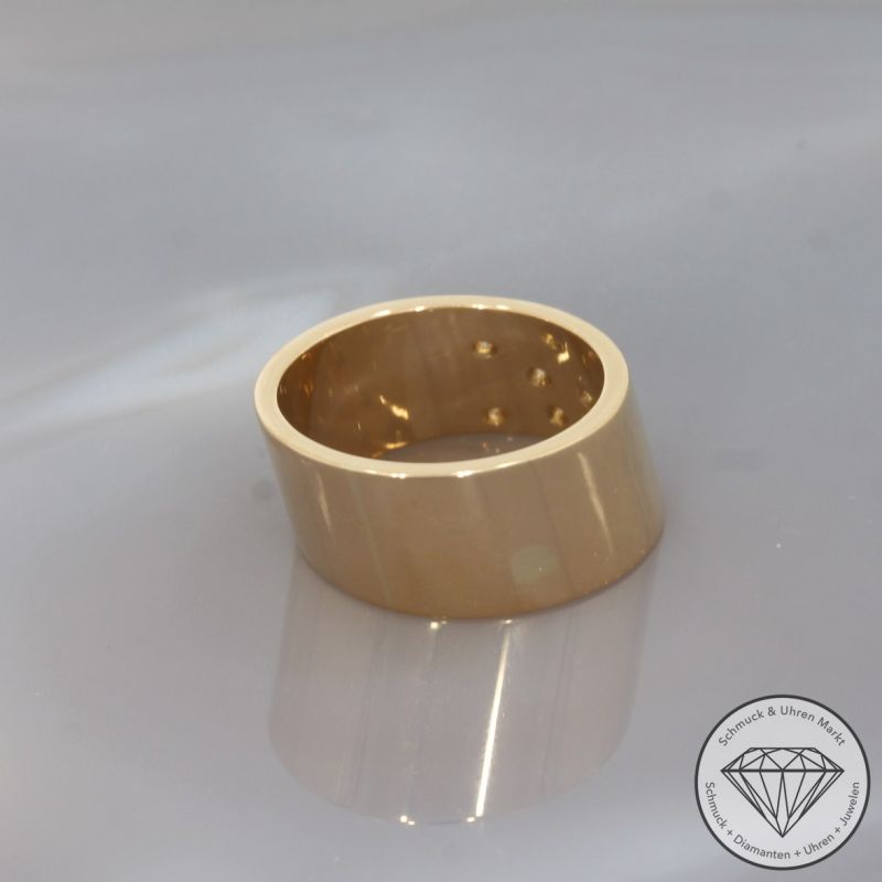 Sale! Wert 4590 € Brillant Ring (lupenrein, ca. 0,14 carat) in 750er 18 K Gelbgold - 101893