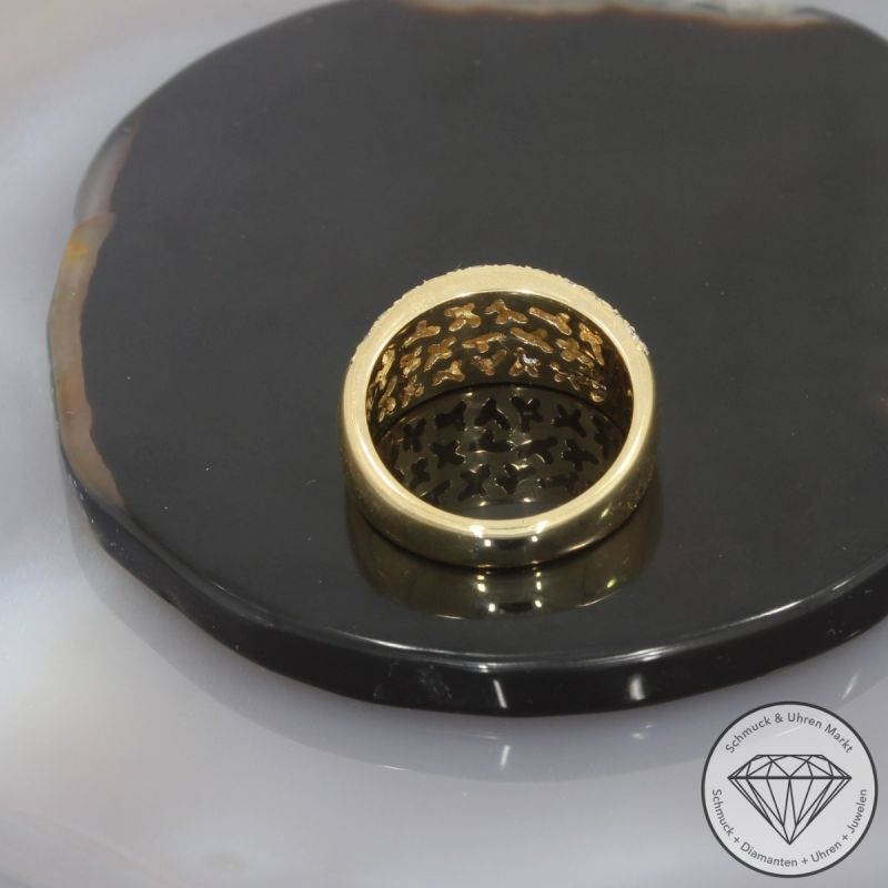 Wert 5390 € Brillant Ring (ca. 1,40 carat) in 750er 18 K Gelbgold - 101902