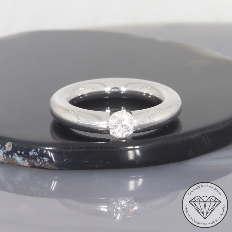 Wert 5250 € Solitär Brillant Ring (ca. 0,50 carat) in 950er Platin - 101905